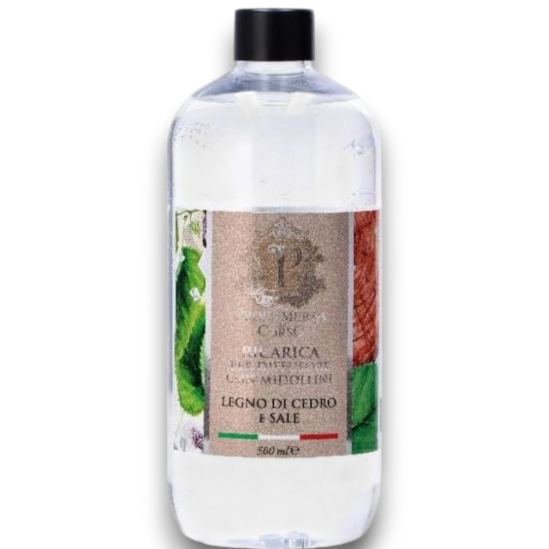 Star - Ricarica Per Profumatori - 500 ML - Legno di Cedro e Sale
