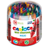 Carioca Pastelli a cera Maxi Wax Lavabili con Punta Grossa per Bambini