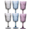 Star - 6 Calici per Vino - Plast Wieky - 9x20 cm