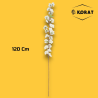 12 Steli Fiori di Pesco Bianco - 120 Cm