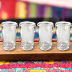 Set 4 Bicchieri in Vetro Trasparente 40 ML - Collins
