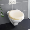 Copriwater in Legno MDF 18" - 46 cm - Beige