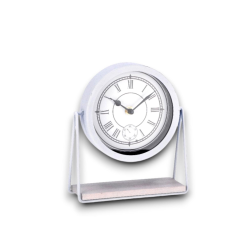 Star - Orologio con Base in Ferro - Quadrante Analogico - 18x6x21 cm