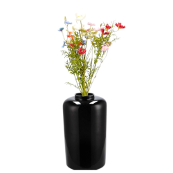 Star - Vaso in Vetro Modello Shaq - Bianco o Nero - 23x36 cm
