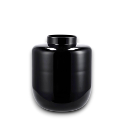 Star - Vaso in Vetro Modello Shaq - Bianco o Nero - 29x55 cm