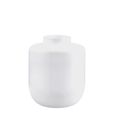 Star - Vaso in Vetro Modello Shaq - Bianco o Nero - 29x55 cm