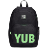 Yub - Zaino Americano Fluo Verde - 30,5x42x14 cm - SCONTO