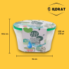 6 Vaschette Assorbi Umidità - 230 GR/500 ML - Gelsomino