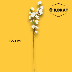 12 Steli 3 Fiori di Pesco - 65 cm