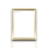 Specchio con cornice in polistirene "Mingx" - 30x40 cm - ORO