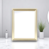 Specchio con cornice in polistirene "Mingx" - 30x40 cm - ORO
