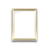 Specchio con cornice in polistirene "Mingx" - 30x40 cm - ORO