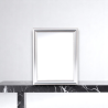 Specchio con cornice in polistirene "Mingx" - 30x40 cm - ARGENTO