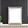 Specchio con cornice in polistirene "Mingx" - 30x40 cm - BRONZO