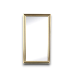 Specchio con cornice in polistirene "Mingx" - 30x60 cm - ORO