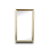 Specchio con cornice in polistirene "Mingx" - 30x60 cm - ORO