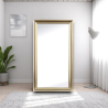 Specchio con cornice in polistirene "Mingx" - 30x60 cm - ORO