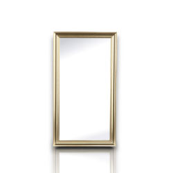 Specchio con cornice in polistirene "Mingx" - 30x60 cm - ORO