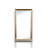 Specchio con cornice in polistirene "Mingx" - 30x60 cm - ORO