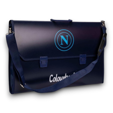 Colourbook - Valigetta Napoli con Tracolla - 35x50 cm - Dark Blue