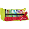Stabilo Pen 68 - Rotolo Verde con 25 Pennarelli Punta Doppia - 1 MM - 