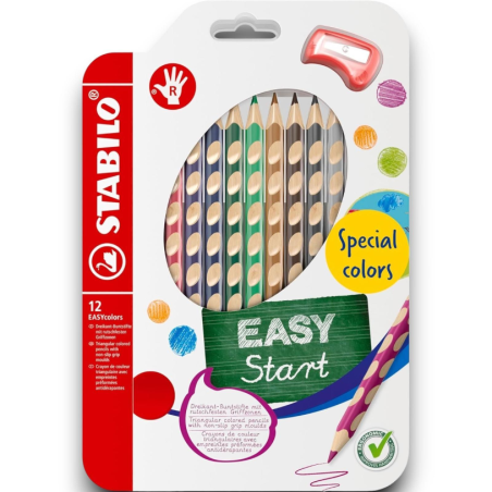 Stabilo Easy Color - Pastelli Colorati Ergonomici - per Destrimani - A