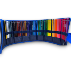 Colourbook Napoli - Astuccio Roll Up - 50 Pastelli colorati - AA575189
