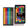 Stabilo Pen 68 - 10 Pennarelli in Scatola di Metallo - Colori Assortit