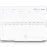 Colourbook Napoli - Mini planning da scrivania 29x10 cm - Dark Blue - 