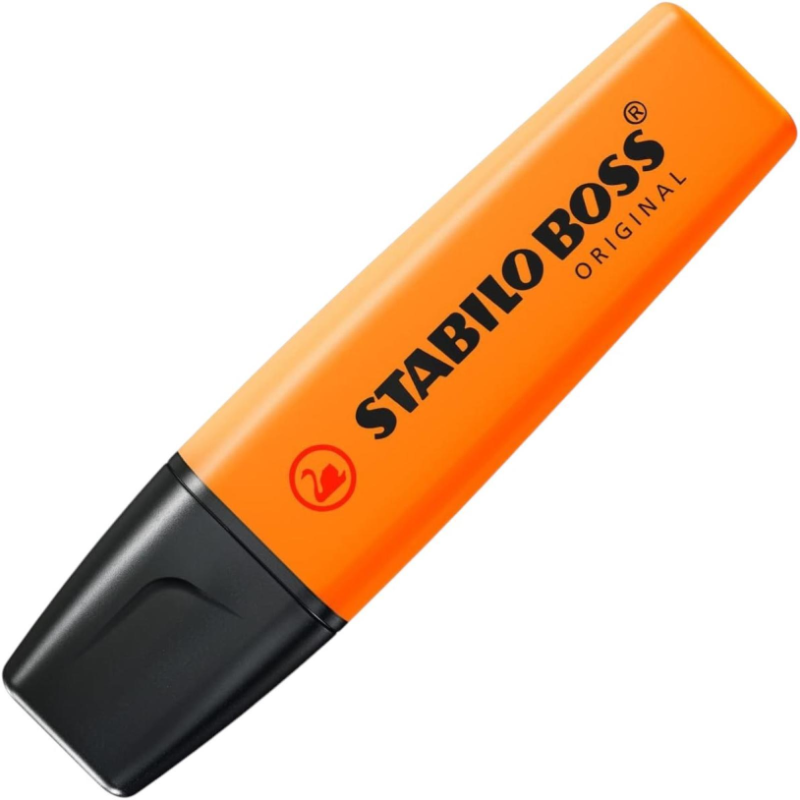 Stabilo Boss - 2 Evidenziatori 2-5 MM - Arancione