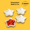 Set 4 Ciotoline a Stella da 8 Cm