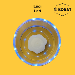 Scatolina Plexiglass con Led - Oro