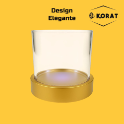 Scatolina Plexiglass con Led - Oro