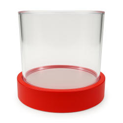 Scatolina Plexiglass con Led - Rosso