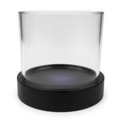 Scatolina Plexiglass con Led - Nero