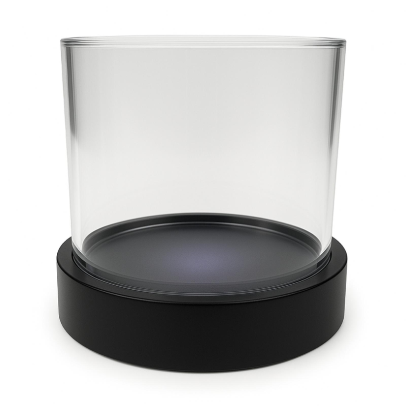 Scatolina Plexiglass con Led - Nero