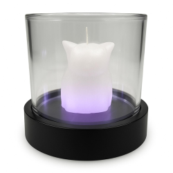Scatolina Plexiglass con Led - Nero