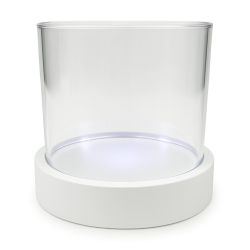 Scatolina Plexiglass con Led - Bianco