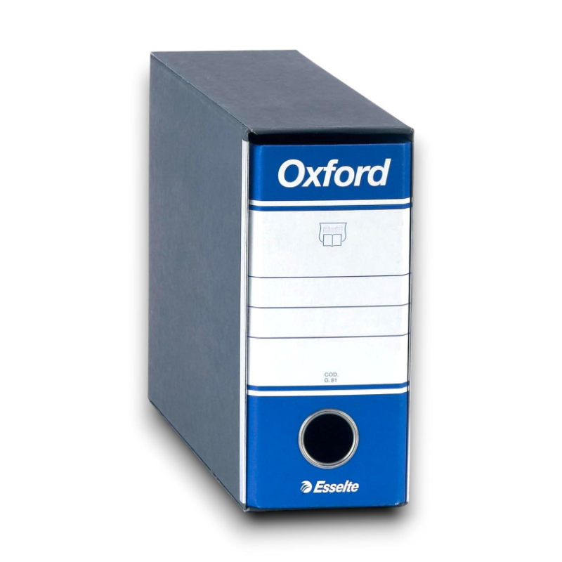 Esselte - 12 Raccoglitori Oxford - Formato Memorandum - D.8 - BLU