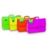 Arda - Valigetta Fluo con Soffietto - 27x39 cm - Colori Assortiti
