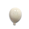 CBR- PALLONCINO IN CERAMICA-  BIANCO- 15x11x9 cm 