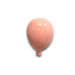 CBR- PALLONCINO IN CERAMICA-  ROSA - 20,5x14,7x11,5 cm