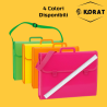 Arda - Valigetta Fluo con Soffietto e Tracolla - 58x39,5 cm - Riga 60 