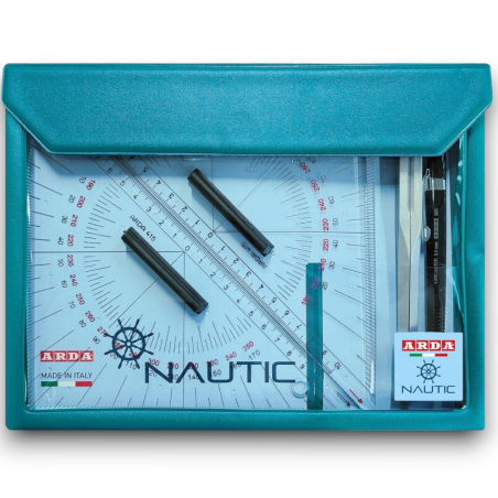 Arda - Kit Carteggio - Set Nautico - 4 Pz