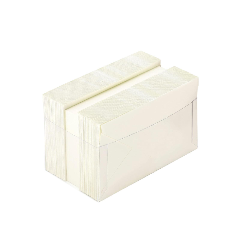 Favini - 100 Buste e 100 Biglietti - Avorio - 9x14 cm