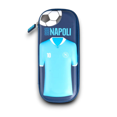 Colourbook - Astuccio Rigido 3D - Maglia del Napoli - 24x5x10 cm - Blu