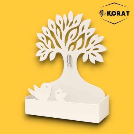 Set 2 Porta Zampirone in Metallo - 20x15x5 Cm - Albero