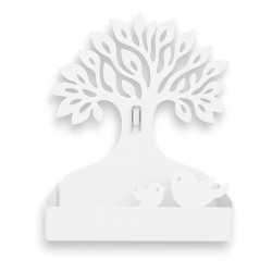 Set 2 Porta Zampirone in Metallo - 20x15x5 Cm - Albero