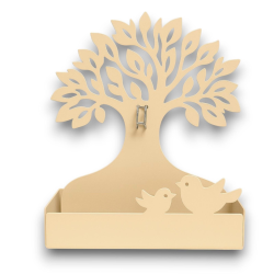 Set 2 Porta Zampirone in Metallo - 20x15x5 Cm - Albero