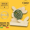 Set 2 Porta Zampirone in Metallo - 20x15x5 Cm - Farfalle